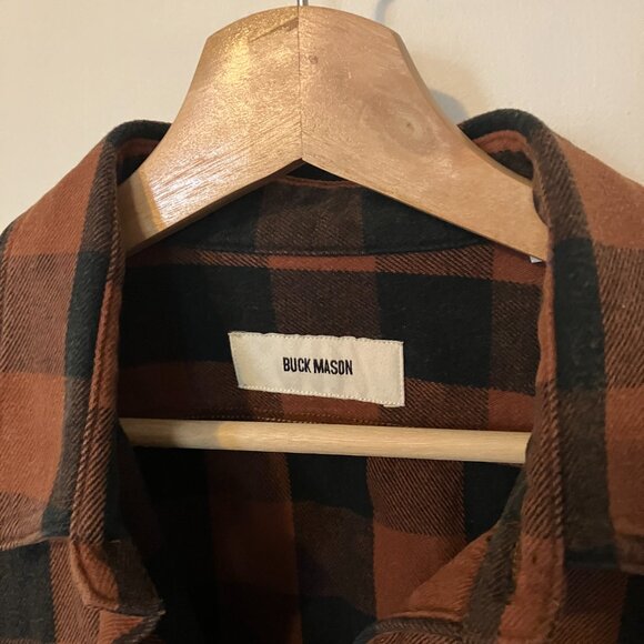 Buck Mason Craftsman Flannel 2 Pocket Station Shirt - Picture 2 of 3